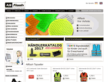 Tablet Screenshot of allflash.de